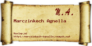 Marczinkech Agnella névjegykártya